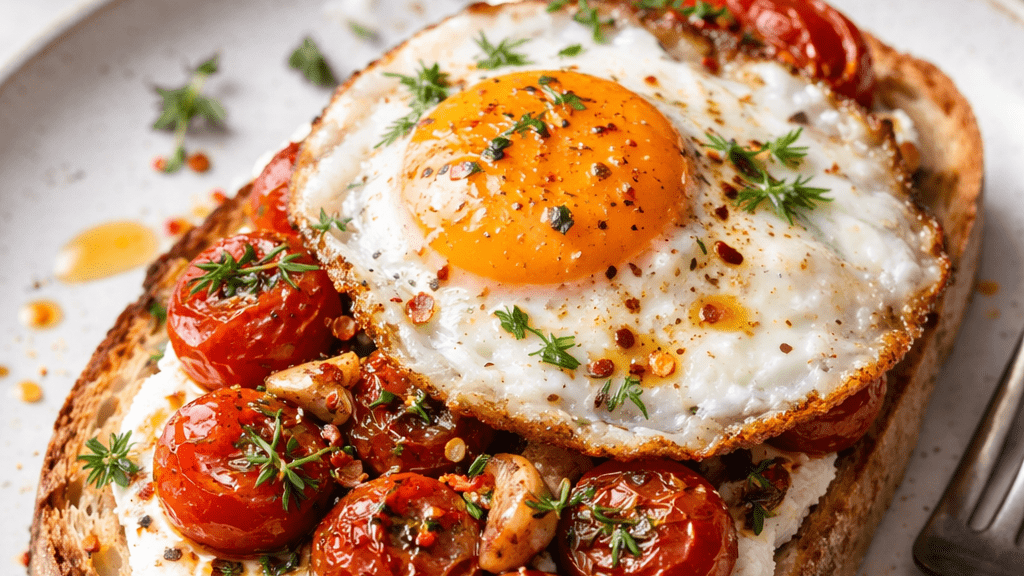 Tomatoes on toast